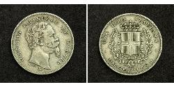 1 Lira Italy Silver Umberto I (1844-1900)
