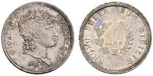 1 Lira Italy Silver 