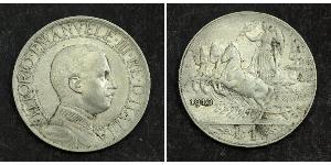 1 Lira Kingdom of Italy (1861-1946) Silver Victor Emmanuel III of Italy (1869 - 1947)