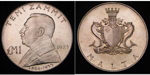 1 Lira 马耳他 (1964 - ) 銀 