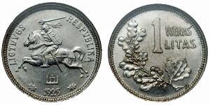 1 Litas Lituania (1991 - ) Argento 