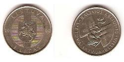 1 Litas Lituanie (1991 - ) Cuivre/Nickel 