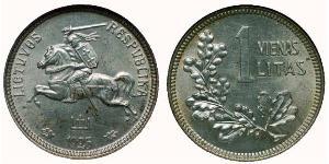 1 Litas Litauen (1991 - ) Silber 
