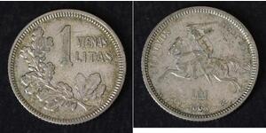 1 Litas Lithuania (1991 - ) Silver 