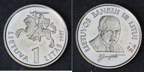 1 Litas Lituania (1991 - )  