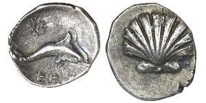1 Litra Antigua Grecia (1100BC-330) Plata 