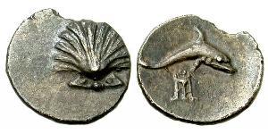 1 Litra Древняя Греция (1100BC-330) Серебро 