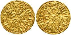 1 Maravedi Kingdom of Portugal (1139-1910) Gold Sancho I of Portugal (1154-1212)