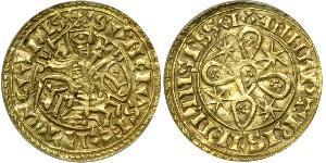 1 Maravedi Reino de Portugal (1139-1910) Oro Sancho I de Portugal (1154-1212)