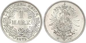 1 Mark Empire allemand (1871-1918) Argent 
