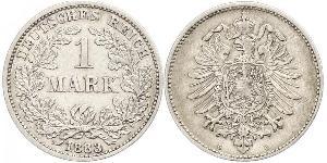 1 Mark Empire allemand (1871-1918) Argent 
