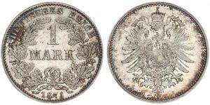 1 Mark Empire allemand (1871-1918) Argent 