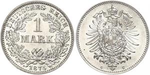 1 Mark Empire allemand (1871-1918) Argent 