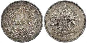 1 Mark Empire allemand (1871-1918) Argent 
