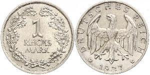 1 Mark République de Weimar (1918-1933) Argent 