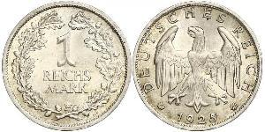 1 Mark République de Weimar (1918-1933) Argent 