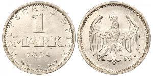 1 Mark République de Weimar (1918-1933) Argent 