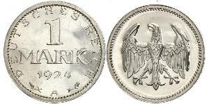 1 Mark République de Weimar (1918-1933) Argent 