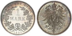 1 Mark Impero tedesco (1871-1918) Argento 