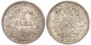1 Mark Impero tedesco (1871-1918) Argento 