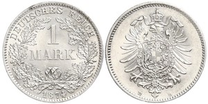 1 Mark Impero tedesco (1871-1918) Argento 