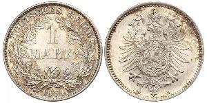 1 Mark Impero tedesco (1871-1918) Argento 