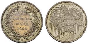 1 Mark Nuova Guinea Argento 