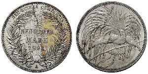 1 Mark Nuova Guinea Argento 