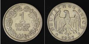 1 Mark Repubblica di Weimar (1918-1933) Argento 