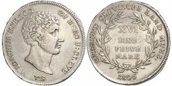 1 Mark Stati federali della Germania Argento 