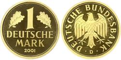 1 Mark Federal Republic of Germany (1990 - ) Gold 