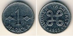1 Mark Finlandia (1917 - ) Níquel/Acero 
