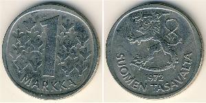 1 Mark Finlandia (1917 - ) Níquel/Cobre 