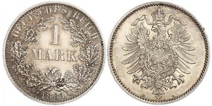1 Mark Imperio alemán (1871-1918) Plata 