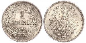 1 Mark Imperio alemán (1871-1918) Plata 