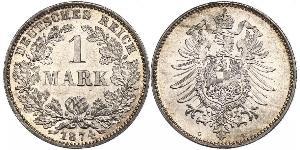 1 Mark Imperio alemán (1871-1918) Plata 