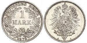 1 Mark Imperio alemán (1871-1918) Plata 