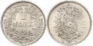 1 Mark Imperio alemán (1871-1918) Plata 