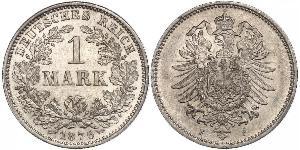 1 Mark Imperio alemán (1871-1918) Plata 