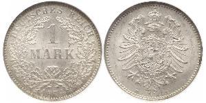 1 Mark Imperio alemán (1871-1918) Plata 