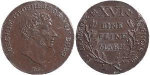 1 Mark States of Germany Plata 