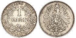 1 Mark Deutsches Kaiserreich (1871-1918) Silber 