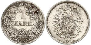 1 Mark Deutsches Kaiserreich (1871-1918) Silber 