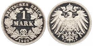 1 Mark Deutsches Kaiserreich (1871-1918) Silber Wilhelm II, German Emperor (1859-1941)