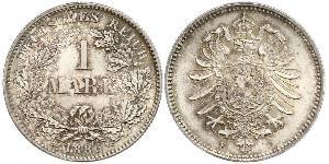 1 Mark Deutsches Kaiserreich (1871-1918) Silber 