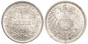 1 Mark Deutsches Kaiserreich (1871-1918) Silber Wilhelm II, German Emperor (1859-1941)
