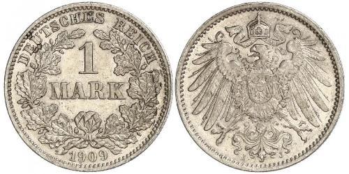 1 Mark Deutsches Kaiserreich (1871-1918) Silber Wilhelm II, German Emperor (1859-1941)