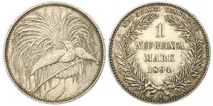 1 Mark Neuguinea Silber 
