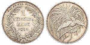1 Mark Neuguinea Silber 