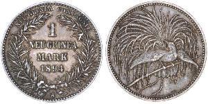1 Mark Neuguinea Silber 